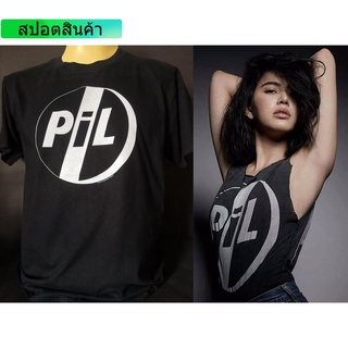 เสื้อวงนำเข้า PiL Public Image Ltd Johnny Rotten Sex Pistols Punk Rock Retro Style Vintage T-shirt