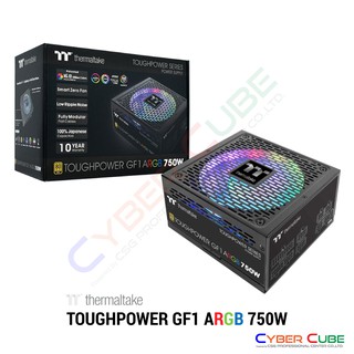 Thermaltake Toughpower GF1 ARGB 750W 80 PLUS Gold (อุปกรณ์จ่ายไฟ) POWER SUPPLY