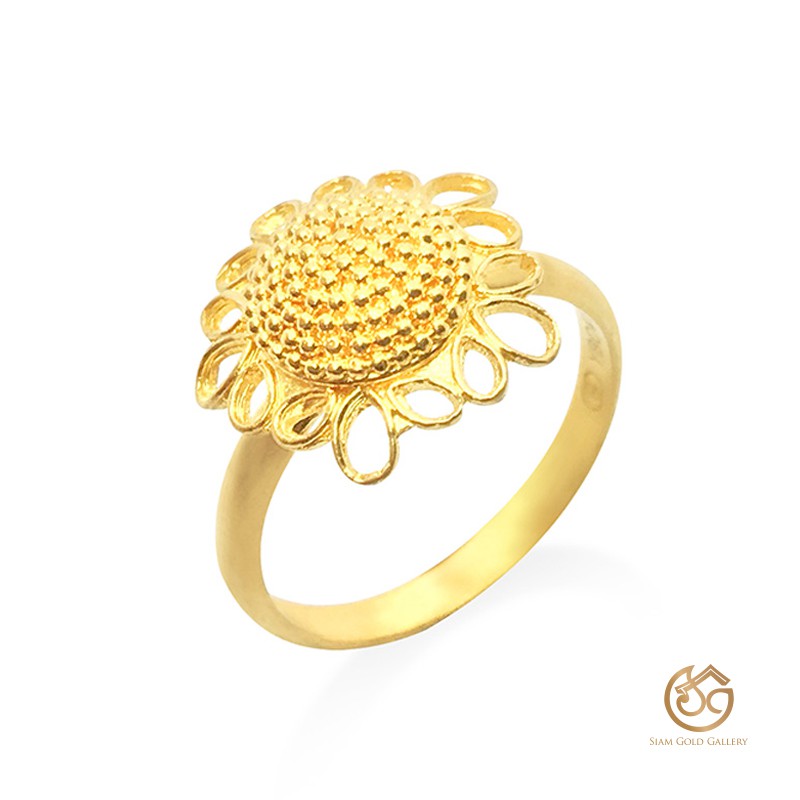 Goldlery แหวน ทองคำ 24K (99.99%) Little Sweet แบบ 14