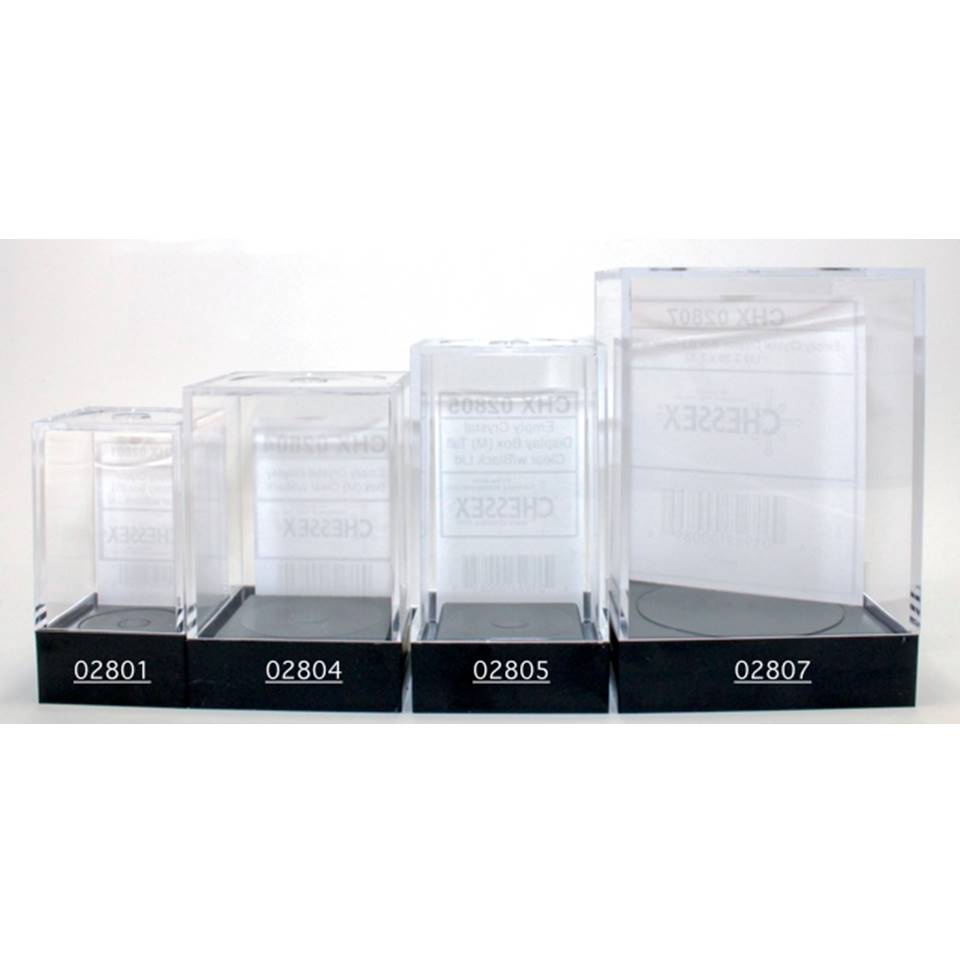 CHESSEX - EMPTY CRYSTAL DISPLAY BOX
