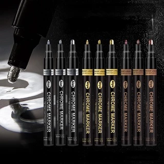 △พร้อมส่ง△ปากกามาร์กเกอร์ สีสะท้อนแสง สีทอง สีเงิน เมทัลลิก กันน้ํา สําหรับงานหัตถกรรม DIY
