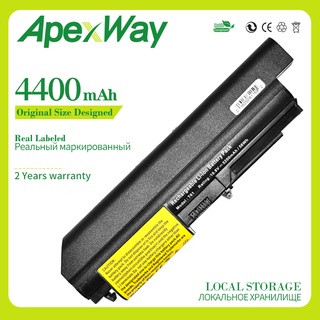 Apexway 11.1V New Laptop Battery for Lenovo ThinkPad R60 R60e R61 R61e R61i T60 T60p T61 T61p R500 T500 W500 SL400 SL500