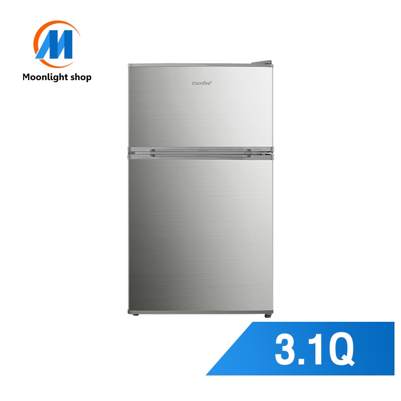 Comfee Refrigerator 3.1Q Comfee ตู้เย็น 2 ประตู ขนาด 3.1Q รุ่น RCT124LS1 ตู้เย็นขนาด3.1คิว ราคาถูก ด