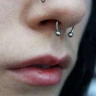 จิวจมูกแม่เหล็ก จิวจมูกหลอก จิวจมูกเกือกม้า JN155