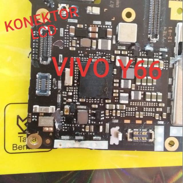 MESIN Vivo Y66 24 พิน LCD Connector บน Fpc LCD Vivo Y66 24 พินบน BOARD Fpc จอแสดงผล 1 ชิ้น