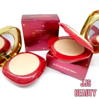 KISS BEAUTY Compact Powder แป้งพัฟ 2ชั้น  แป้งพัฟกันน้ำ ควบคุมความมัน