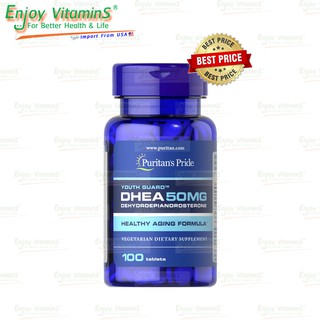Puritan’s Pride DHEA 50 mg 100 Tablets (Exp.12/2025)