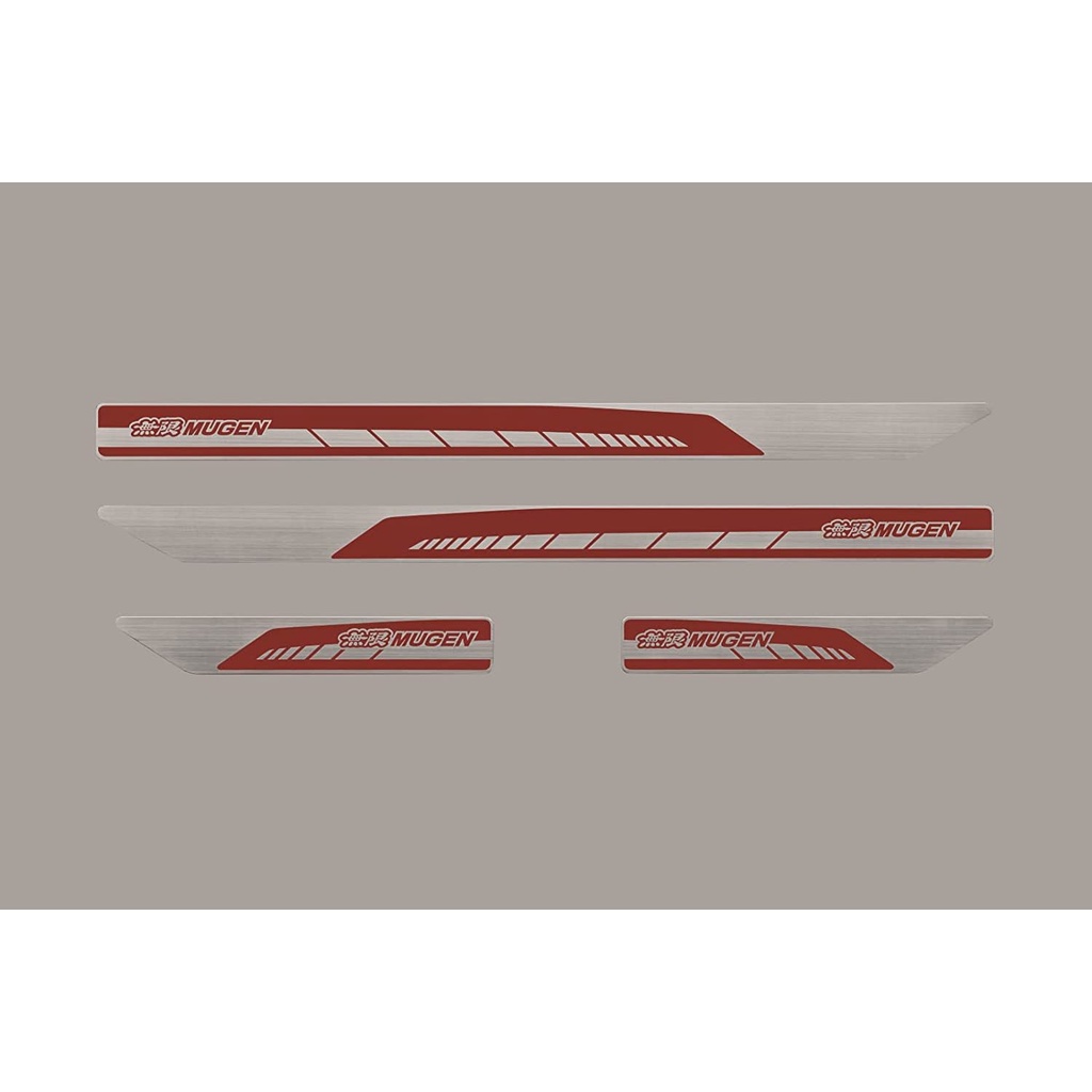 Mugen Scuff แผ่นด้านข้างประตู Sill RED สําหรับ Civic FC1, FK7, FK8 84200-XNCD-K0S0-RD