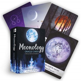 การ์ดเกมMoonology Oracle Card : A 44 - Card การ์ดสําหรับใช้ในการถ่ายภาพในสตูดิโอ