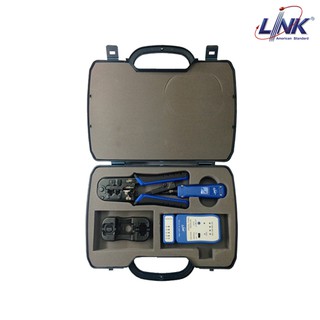 LINK LAN PROFESSIONAL SET OF TOOL &amp; TESTER กระเป๋าเครื่องมือติดตั้งสาย LAN ครบชุด US-8030