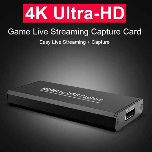 ❁☑1080P 4K HDMI Video Capture อุปกรณ์ USB 2.0 Card Dongle เกม HD Live สตรีมมิ่งสำหรับ PC PS4 Xbox On