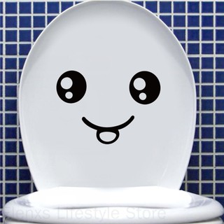 สติ๊กเกอร์ Pvc Smlie Pattern สีดําสําหรับติดตกแต่งผนังบ้าน