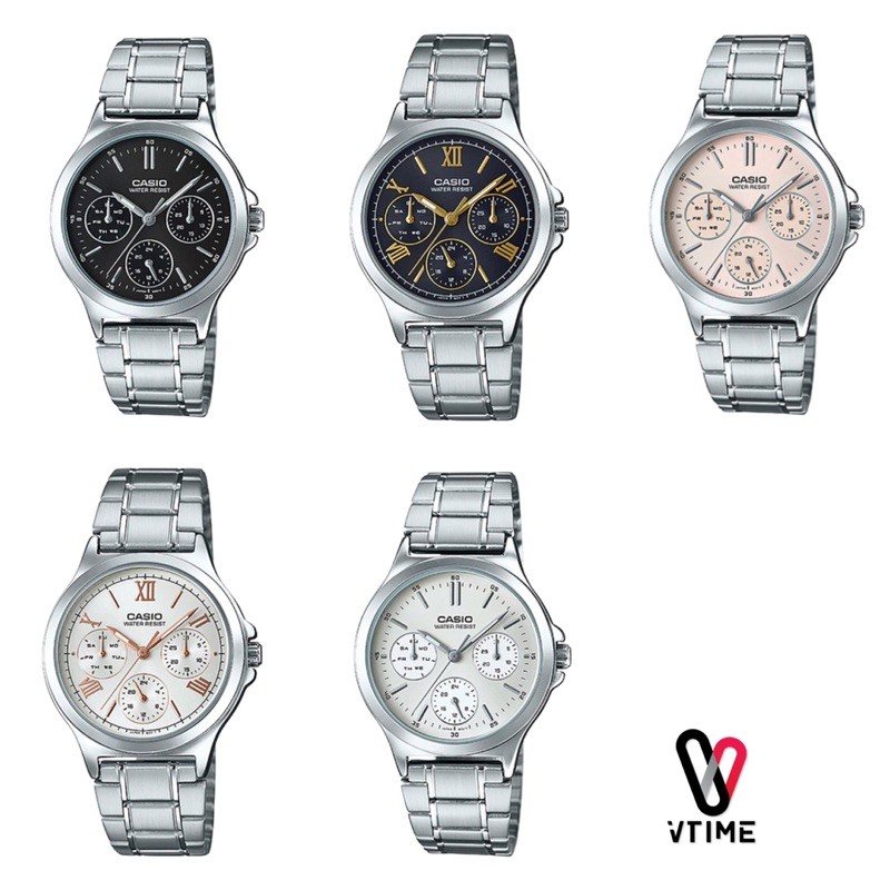 1290 บาท CASIO นาฬิกาข้อมือผู้หญิง LTP-V300D//LTP-V300L Watches