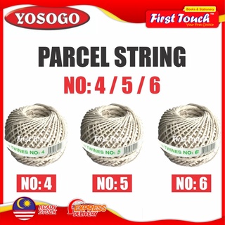 Yosogo ผ้าฝ้ายทวิน / สายพัสดุ / Tali Putih (หมายเลข 4 / 5 / 6)