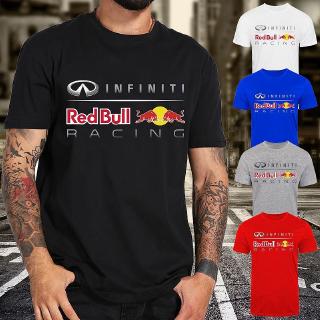 เสื้อยืดแขนสั้น คอกลม พิมพ์ลายโลโก้ Red Bull แฟชั่นฤดูร้อน สำหรับผู้ชาย 2020