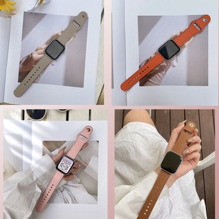 【พร้อมส่ง】สายนาฬิกาข้อมือหนัง สไตล์วินเทจ สําหรับ iwatch Series 8 7 6 5 4 3 2 SE iwatch 41 มม. 45 มม. 44 มม. 40 มม. 42 มม. 38 มม.