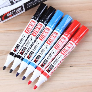 ปากกาไวท์บอร์ด ลบออกได้ 3สี เลือกสีได้ (K-0607) ปากกาเขียนกระดาน whiteboard