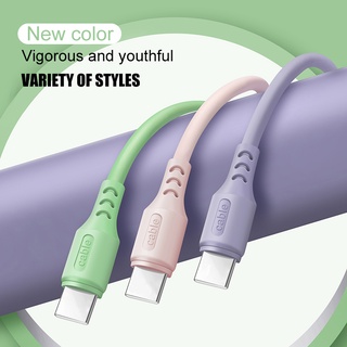 สายชาร์จเร็ว 5A สายซิลิโคนเหลว iPhone / Micro Usb / Type-C สาย Usb สําหรับ iPhone Android โทรศัพท์ Macaron สี