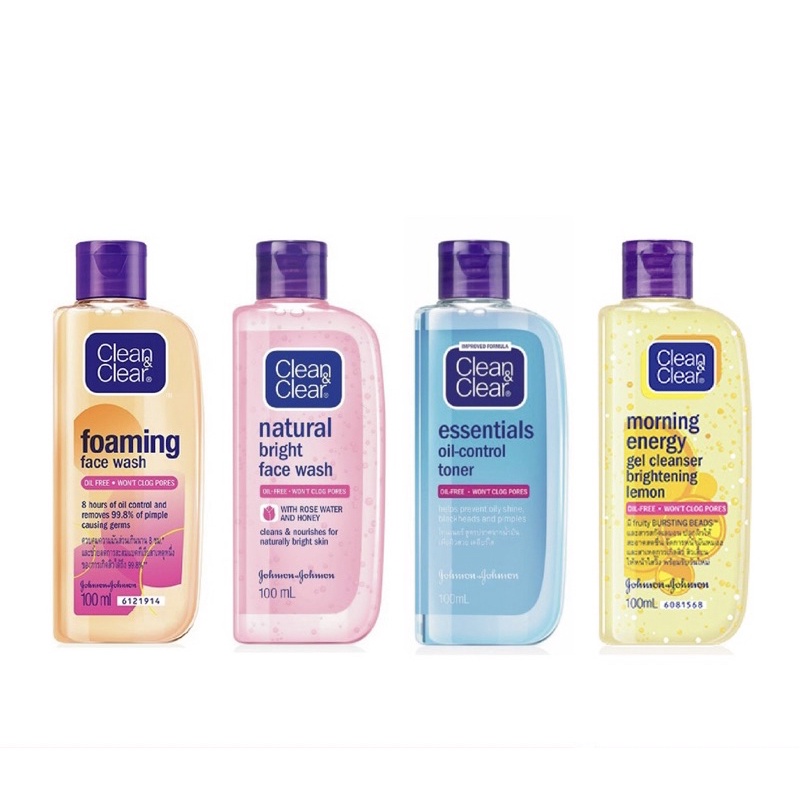 ของแท้/พร้อมส่ง Clean & Clear คลีน แอนด์ เคลียร์ โฟมมิ่ง เฟซ วอช 100 มล.