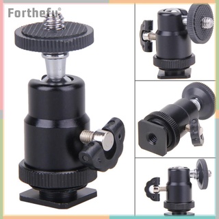 Flash Bracket Holder Mount 1/4 Hot Shoe อะแดปเตอร์ Ball Head with Lock