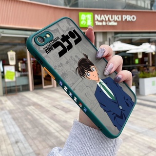 สําหรับ OPPO A71 A71K เคส การ์ตูน น่ารัก โคนัน บาง กันกระแทก ฝ้า ใส เคสแข็ง เคสป้องกันเต็มรูปแบบ