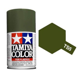 สีสเปรย์ TAMIYA TS-5 Olive Drab (100 ml)