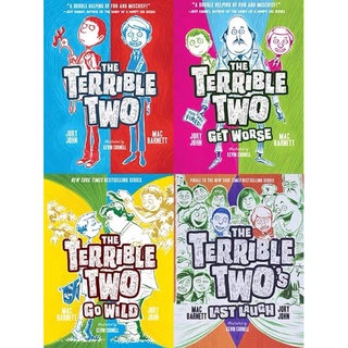 The Terrible Two Stories Book Set ,4 Books By Mac Barnett/Jory John