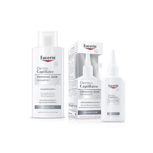 แท้100% ฉลากไทย EUCERIN DermoCapillaire Thinning Hair Shampoo 250 ml