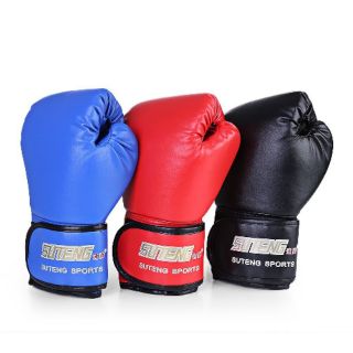 Boxing gloves นวมชกมวย สีดำ ขนาด 6ออนซ์ และ 8ออนซ์ รูปสินค้าจริงอยู่ 3รูปสุดท้ายค่ะ