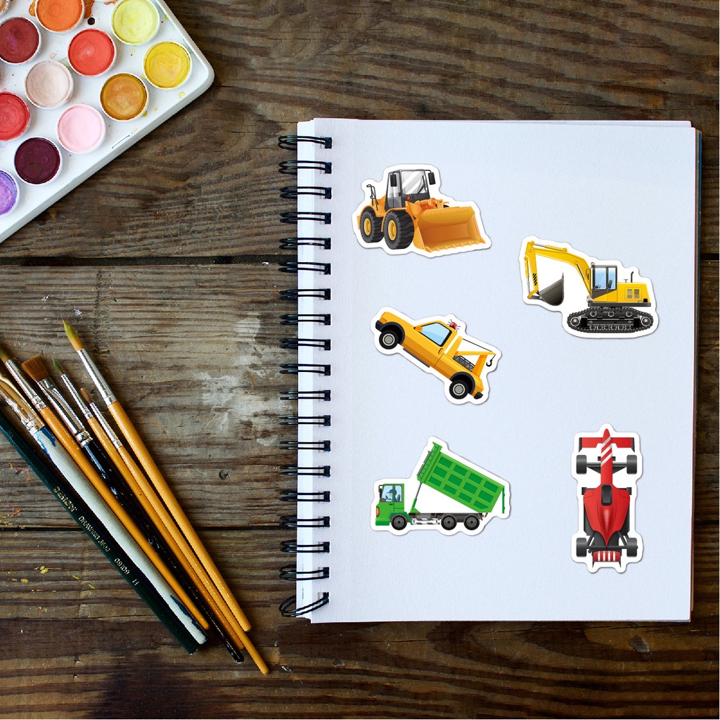 สติ๊กเกอร์พีวีซีลายการ์ตูนกันน้ําคุณภาพสูง 50ชิ้นสําหรับตกแต่งรถยนต์ - รูปที่ 3