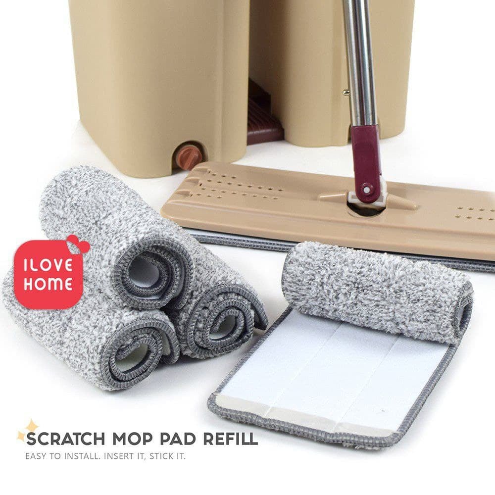 ️pila.ziza shop ️1pc Refill Mop Pad/Easy to Replacement Mop -Microfiber
