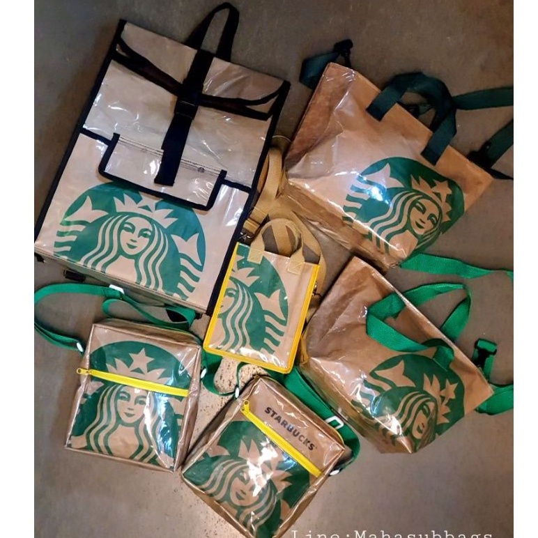 💚 กระเป๋าสตาร์บัค ถุงสตาร์บัค งาน DIY Starbucks Collection