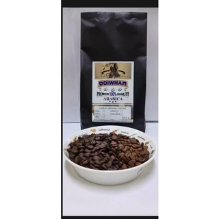 DOIWHANเมล็ดกาแฟรวมเกรด 1 กิโล จากเทพเสด็จเชียงใหม่ บรรจุถุงละ 500 กรัม