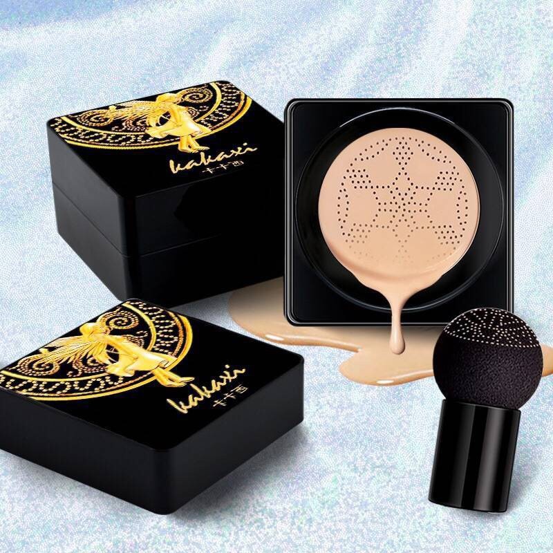 แป้งคุชชั่นคาคาชี่ หัวเห็ด รองพื้นบำรุงผิวชนิดกันน้ำ ใช้ได้ทุกสีผิว(มี 2เบอร์​)​ KAKAXI CHUSION