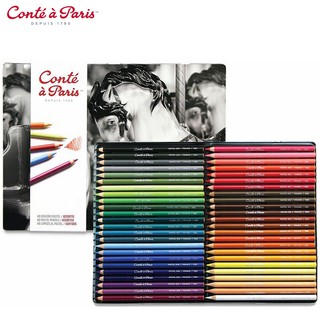 Conte A Paris(คอนเต้ อะ ปารีส) ชุดดินสอสีพลาสเทล 48 สี ในกล่องกระดาษ 500017