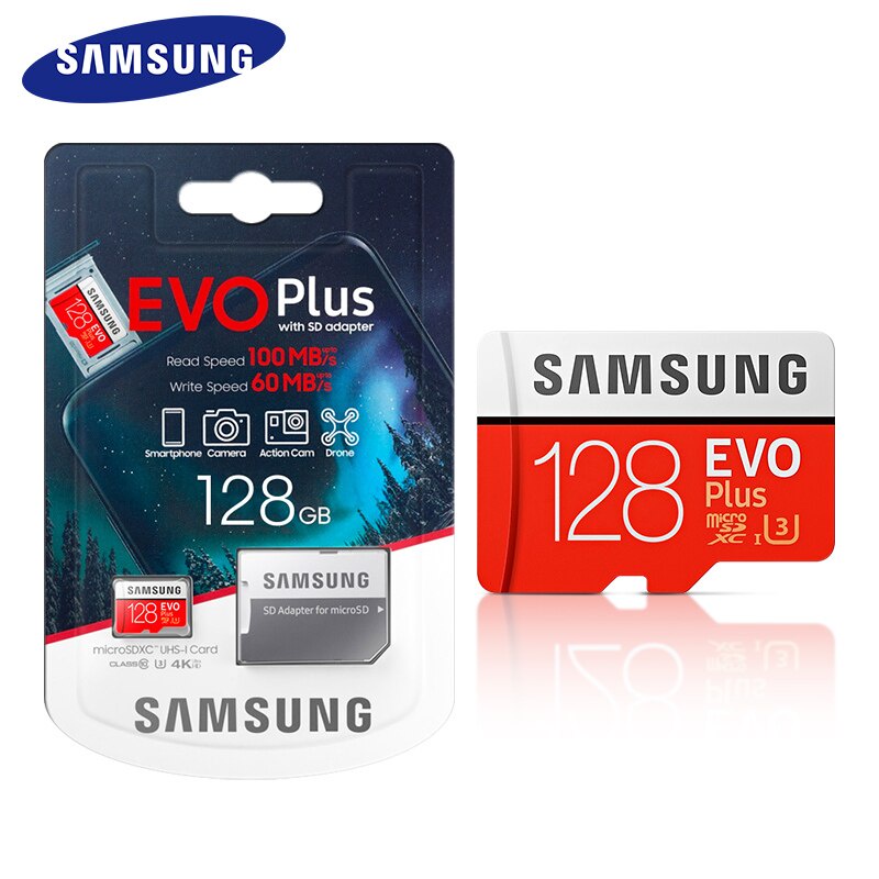 Samsung memory card 256gb high speed 100 mbs micro sd class 10 tf cards