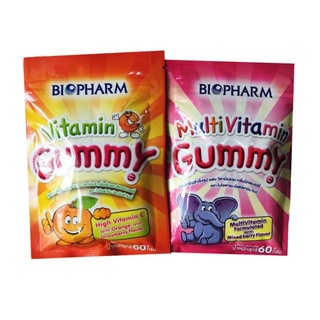 Biopharm Gummy ไบโอฟามกัมมีวิตามิน ขนาด60g ซองใหญ่ ของใหม่