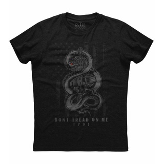 ขายดี!ขายดี เสื้อยืดลําลอง แขนสั้น พิมพ์ลายธงอเมริกัน Dont Tread On Me Snake 1791 USA LHmenl82HGbiha72 สําหรับผู้ชายS-5