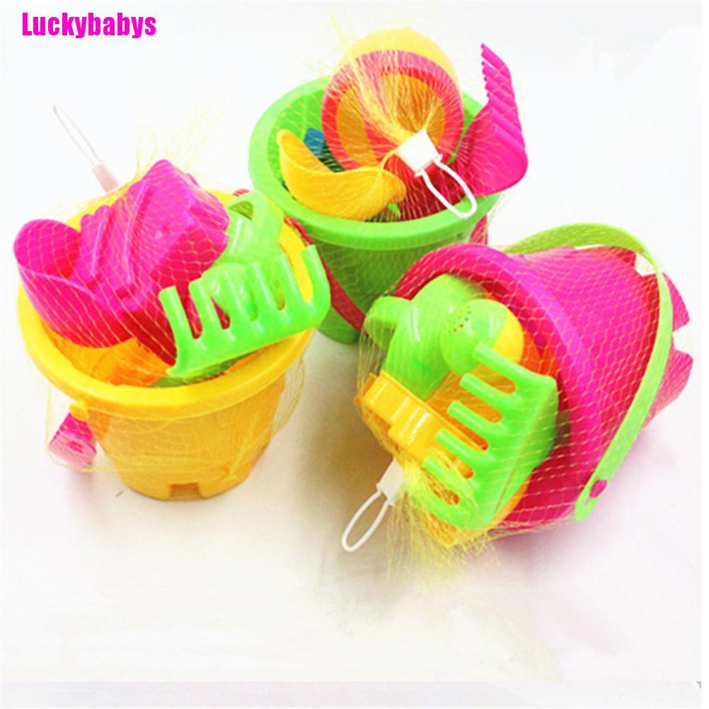 (Luckybabys) ของเล่นเด็ก พลั่ว ปราสาททราย ปราสาทชายหาด
