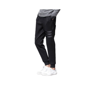 ELAND_SHOPกางเกงขายาวลำลอง กางเกงผู้ชาย แฟชั่นสำหรับผู้ชาย (สีดำ)รุ่น F