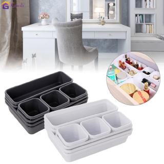 ♔♔ Organizer Box Trays Home Office Storage Kitchen Bathroom Closet Desk Box Drawer Organization Tray Cutlery 【Goob】