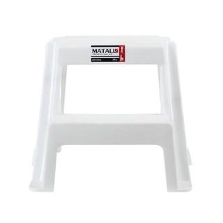 บันไดสเต็ป บันไดพลาสติก 2 ขั้น MATALL สีขาว บันได เครื่องมือช่าง ฮาร์ดแวร์ PLASTIC LADDER 2 STEP WHITE