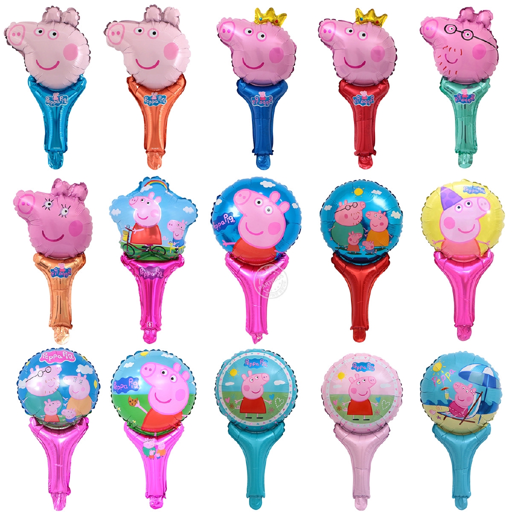 Ready in stock【KT】 อลูมิเนียมฟอยล์ บอลลูนจับมือ ลูกโป่งวันเกิด กิจกรรม เด็ก เด็ก ๆ พร้อมในสต็อก ส่งออกวันนี้!