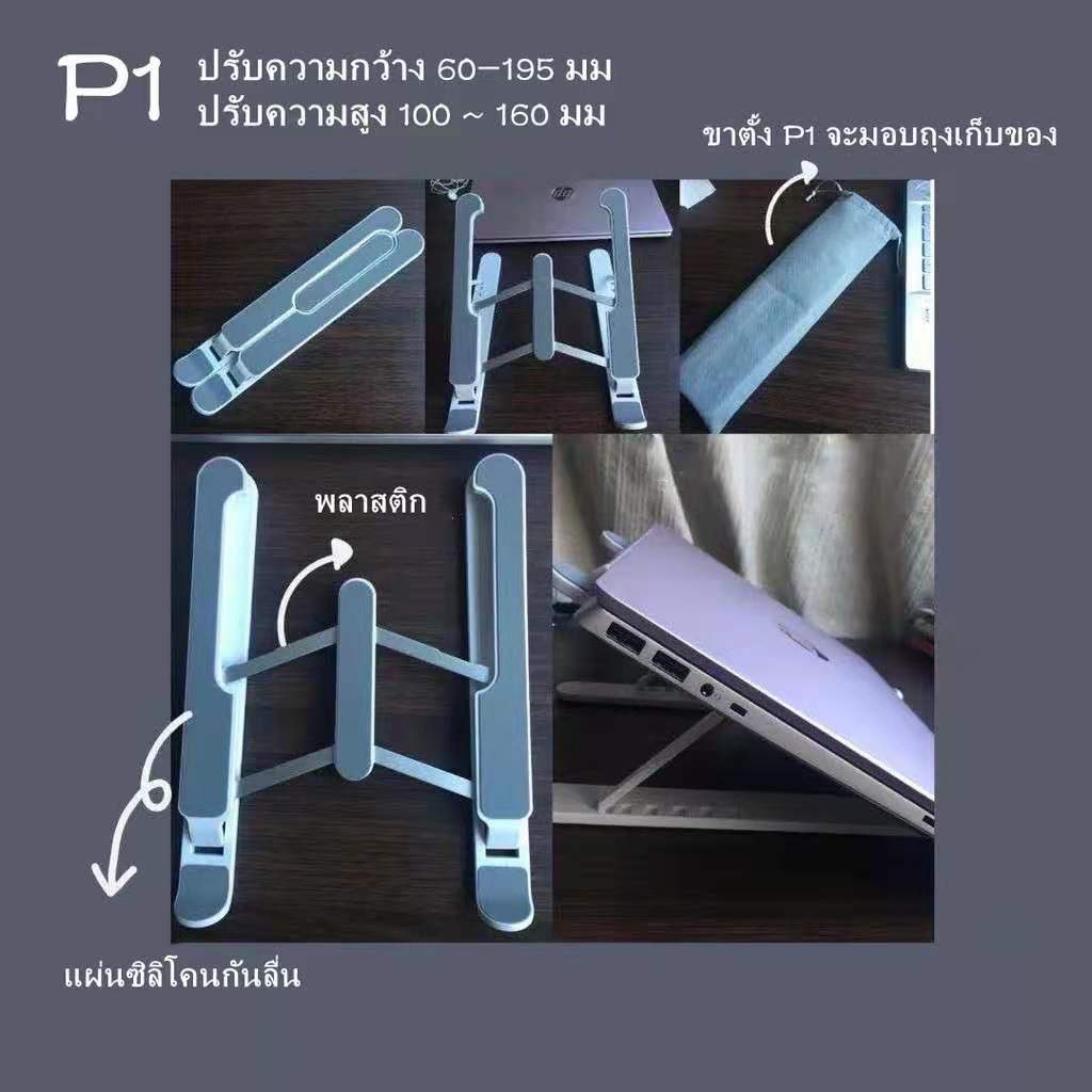 【มีอยู่ในสต็อก】การปรับความเร็วเจ็ดระดับขาตั้งแล็ปท็อป ขาตั้งพลาสติก แบบพับได้ สำหรับแล็ปท็อป iPad การตั้งค่าโครงสร้างสาม - รูปที่ 5