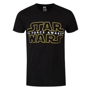 『Fashion Creatative』เสื้อยืดแขนสั้น พิมพ์ลายโลโก้ Star Wars The Force Awakens แฟชั่นสร้างสรรค์