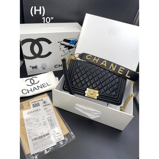 Chanel  boy งานมิลเลอร์ พร้อมกล่อง Chanel  Size 10”