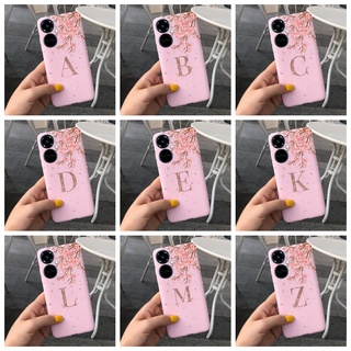 เคสซิลิโคนนิ่ม ลายดอกไม้ สีชมพู สําหรับ Tecno Camon 19 Pro 5G Tecno Camon19 Pro 5G 2022