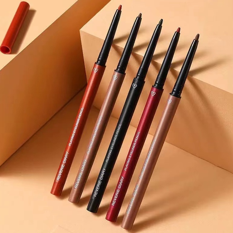 REVERIE DIARY RD013 อายไลเนอร์เขียนขอบตาหัวสลิม 1.5 มิล อายไลเนอร์เนื้อเจลนุ่ม เขียนลื่น เขียนง่าย เ