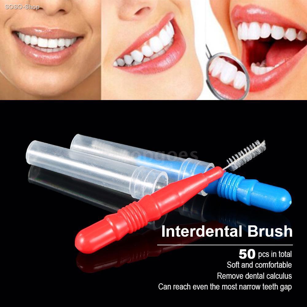 freesf50pcs Interdental Brush Floss Head Tooth Pick Tool Between Teeth ...
