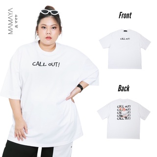 เสื้อยืดคนอ้วนแขนสั้นไซส์ใหญ่ แนวสตรีท #plussize ใส่ได้ทั้งชายและหญิง